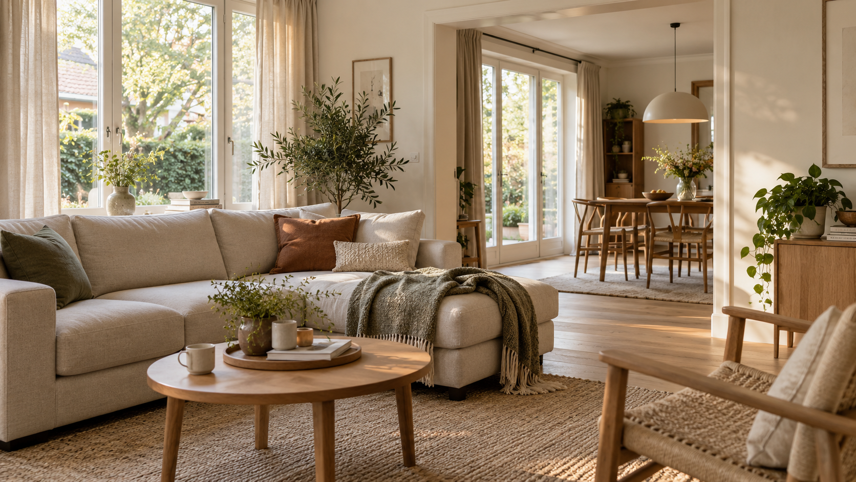Un intérieur lumineux.