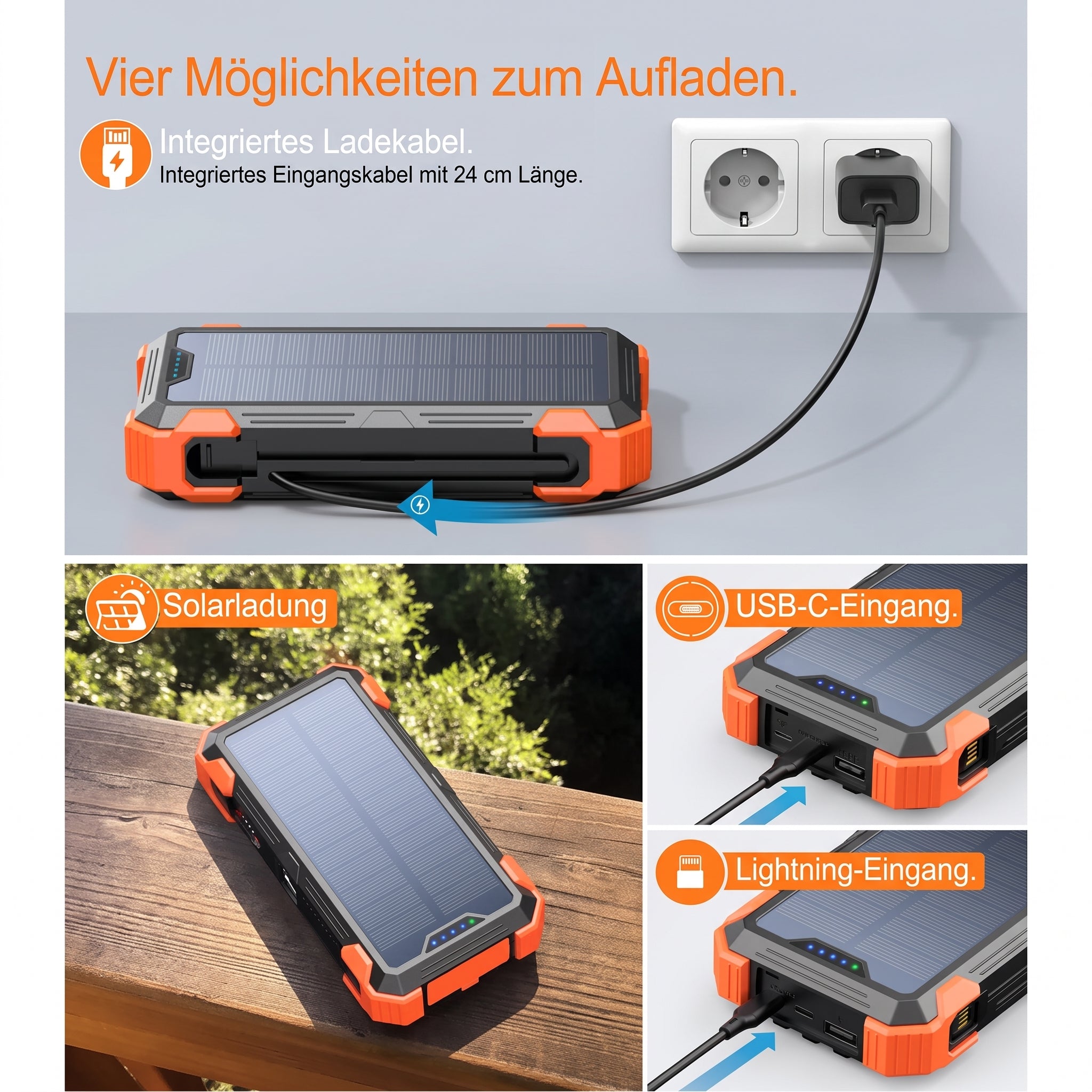 Notfallbereit Notfall-Powerbank