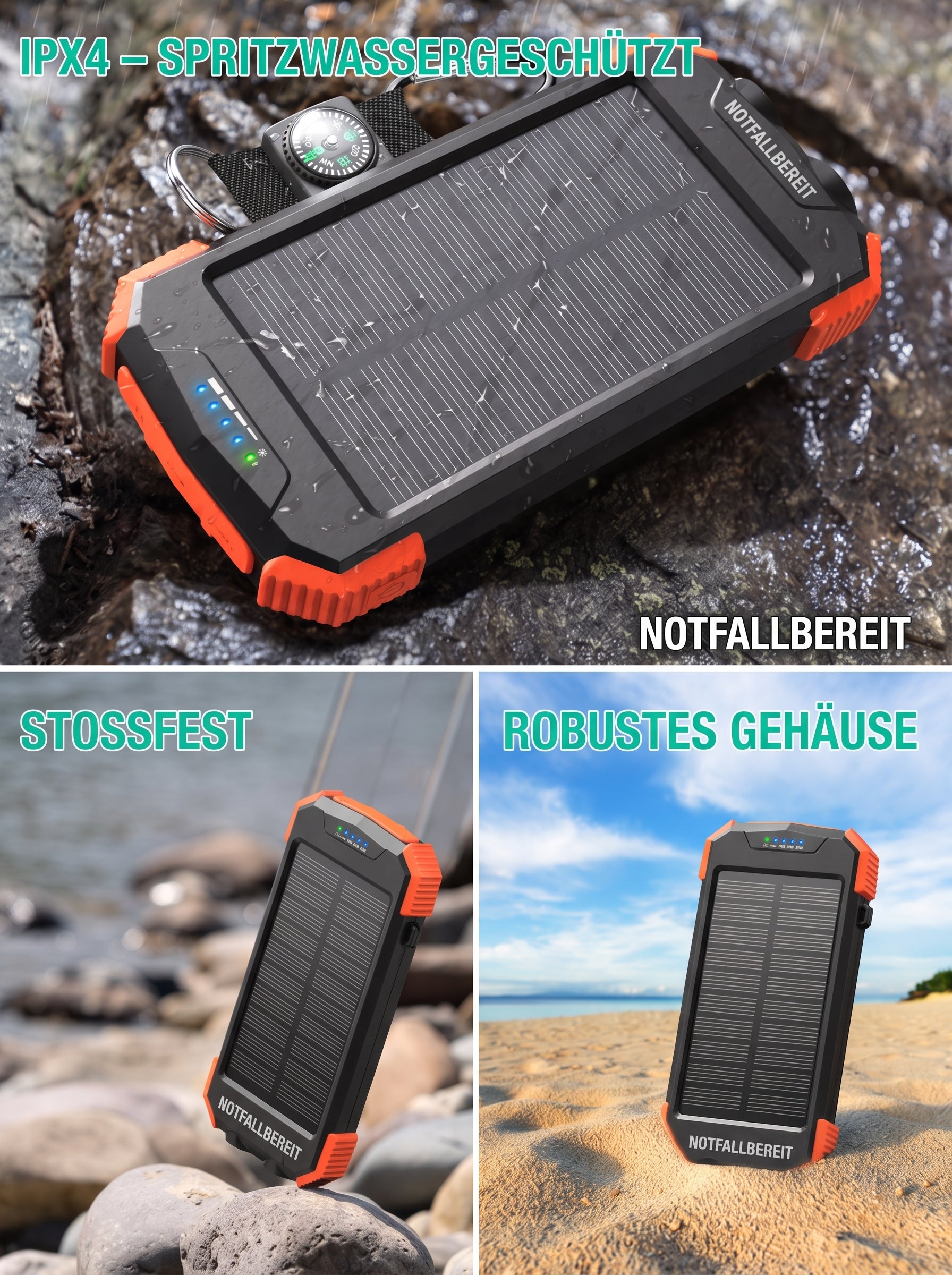 Notfallbereit Notfall-Powerbank