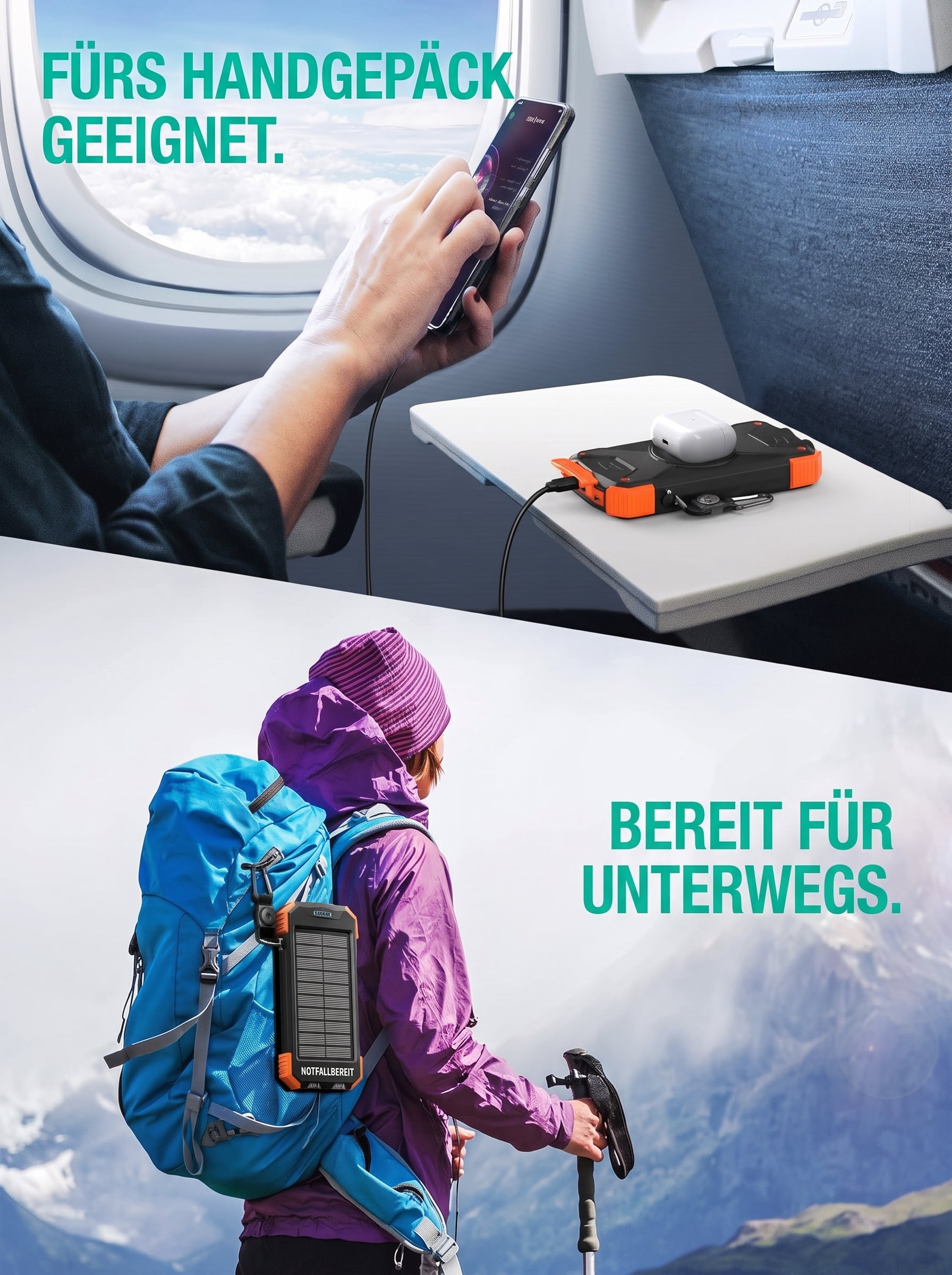 Notfallbereit Notfall-Powerbank